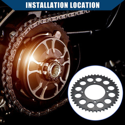 76mm Motorcycle Chain Sprocket 43-Tooth Rear for Dirt Bike