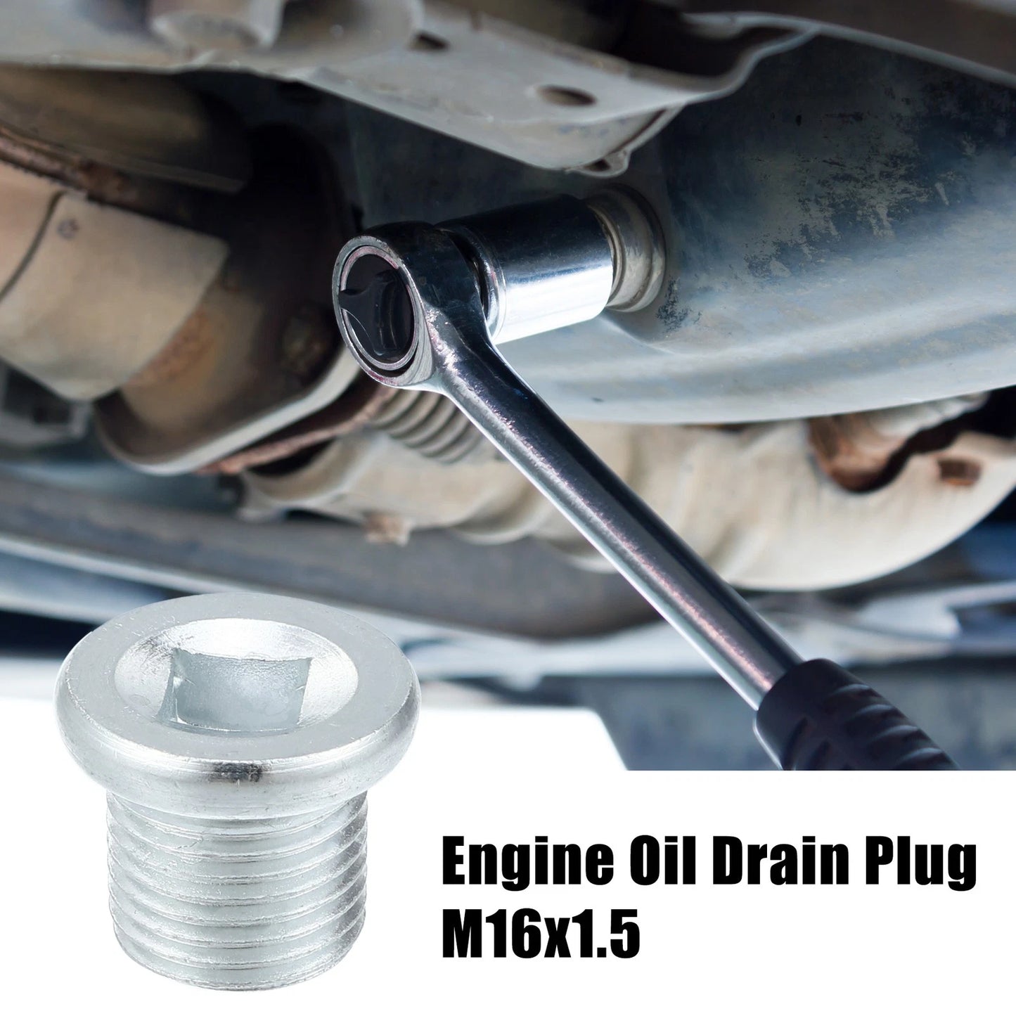 Engine Oil Drain Plug Screw with Seal Ring for Volvo 260