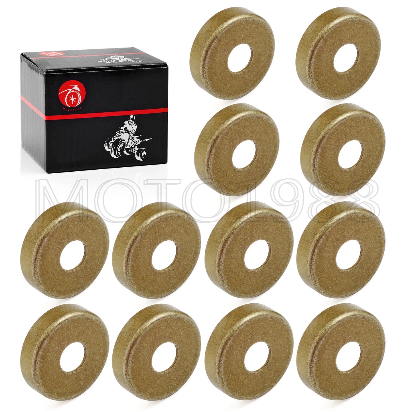 12pcs A Arm Dust Cover Seal Caps Kit for Yamaha Raptor (2008–2020)