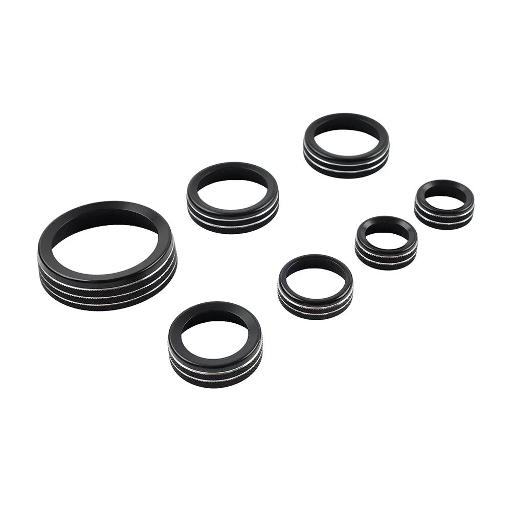 Center Console AC Control Knob Trim Ring for Ford Bronco Sport (2021-2024)