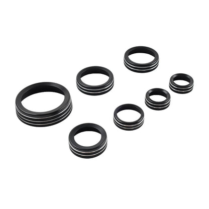 Center Console AC Control Knob Trim Ring for Ford Bronco Sport (2021-2024)