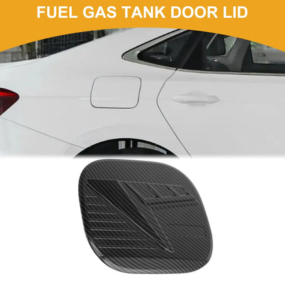 Fuel Tank Door Cap for Hyundai Tucson 2021-2025 Gas Tank Flap Carbon Fiber Black
