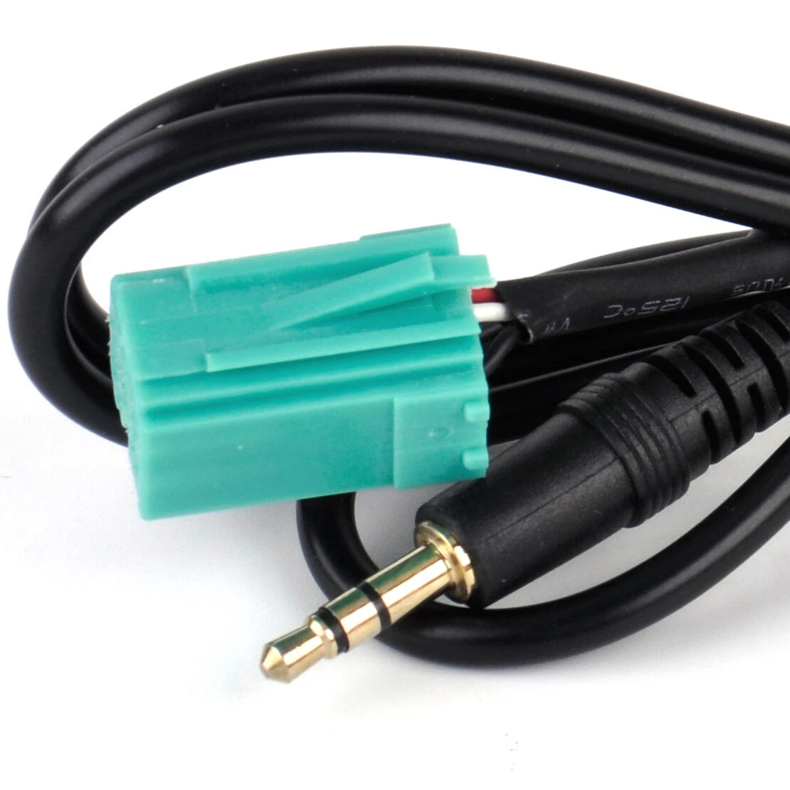 3.5mm Aux Input Adapter Audio Cable for Renault Clio (2001-2012)