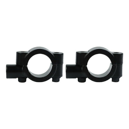 25MM M8 Rearview Handlebar Mirror Mount Holders for Motorcycle Black