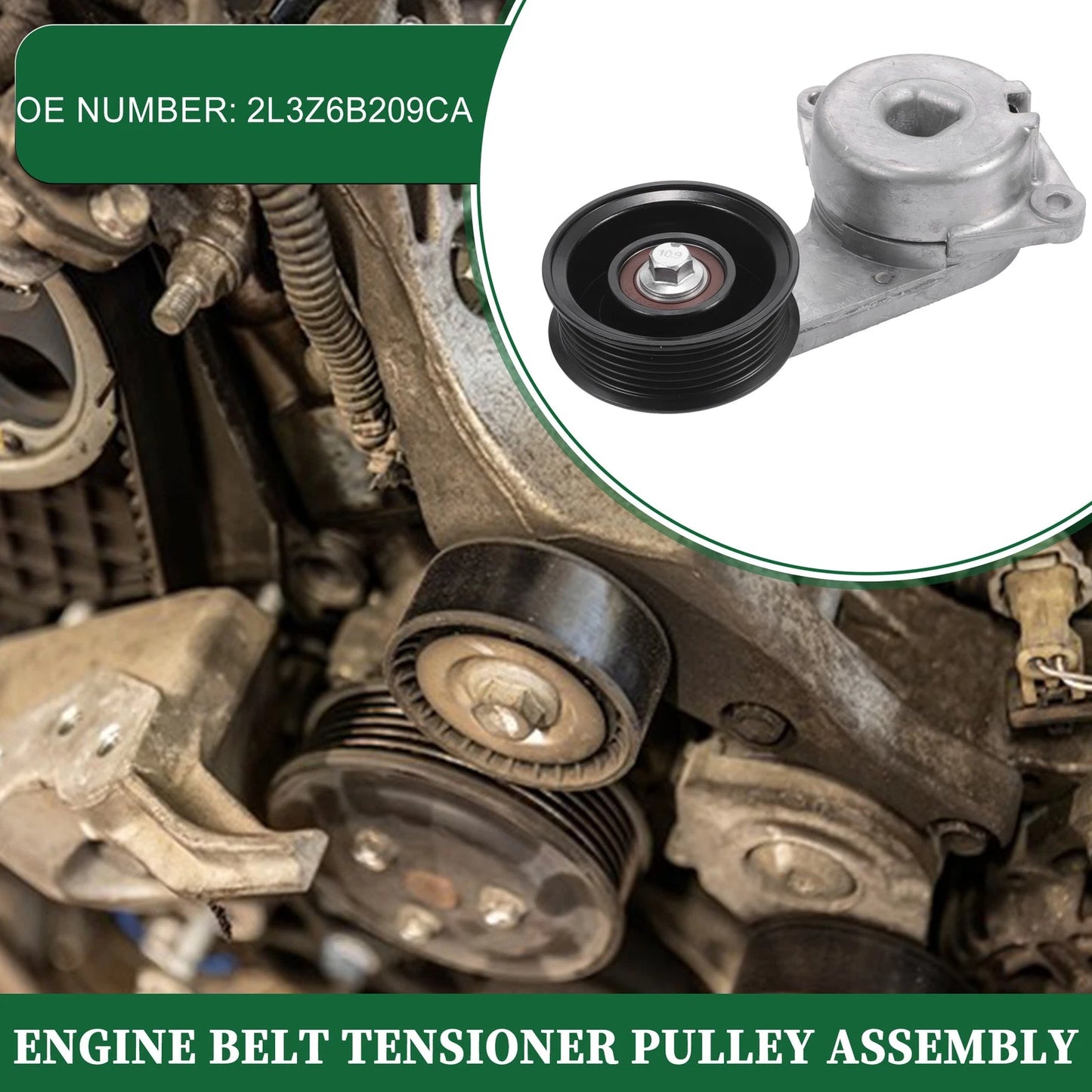 Engine Belt Tensioner Pulley for Ford E-150 (2003-2014)