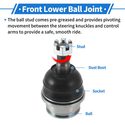 Front Lower Ball Joints for Toyota Land Cruiser Prado (2002-2010)