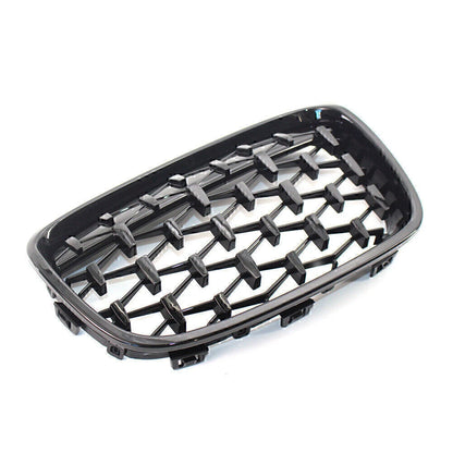 Gloss Black Front Kidney Grille for BMW 1 Series (2011-2014)