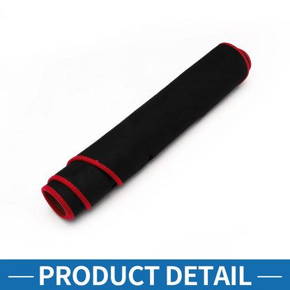 Dashboard Cover Mat for Toyota Sienna 2021-2024 HUD Sun Protector Pad Black Red