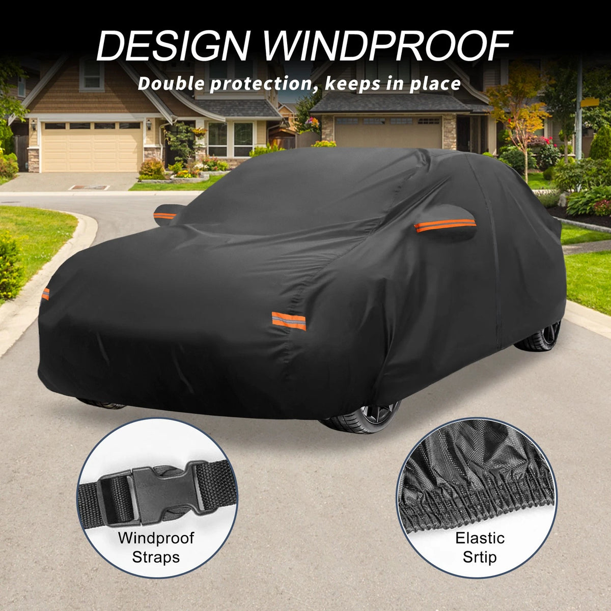 Waterproof 210D-PU Car Cover for Lexus IS Sedan (2006-2023)