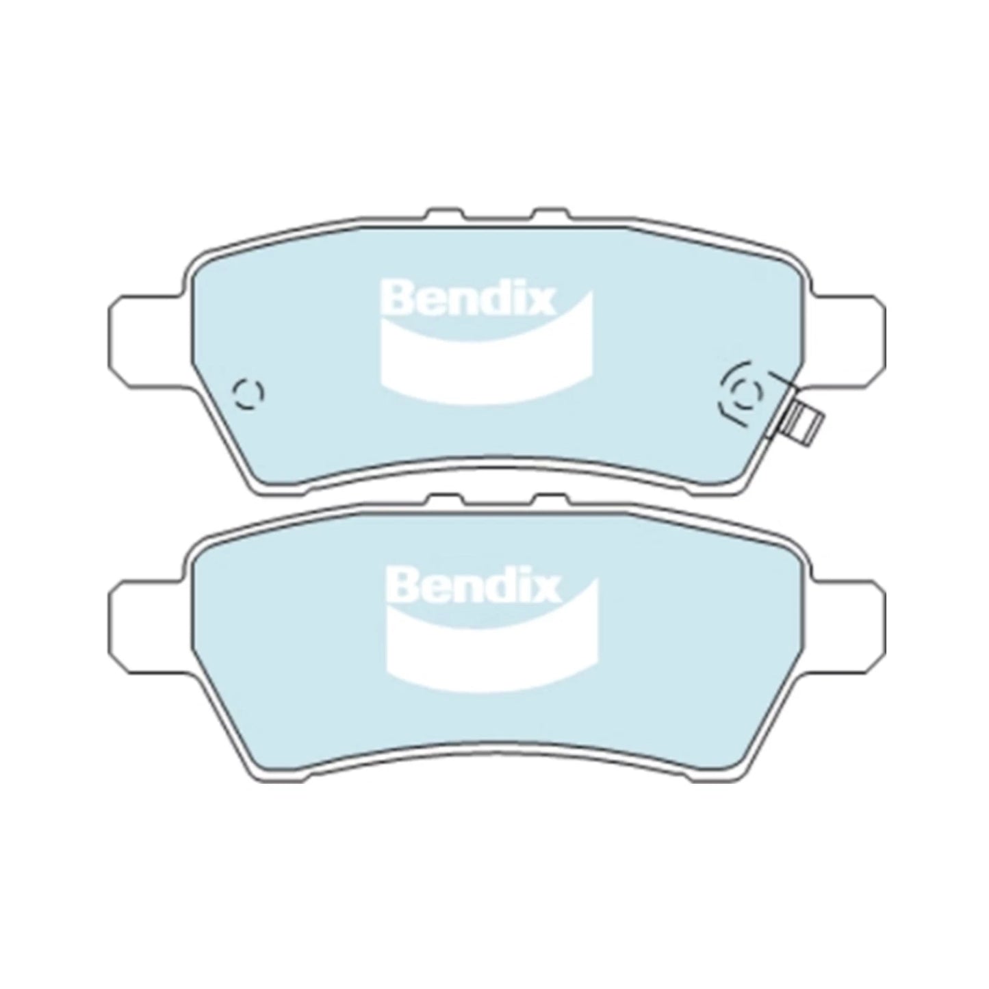 Rear Disc Brake Pads Set for Nissan Navara D40 (2005-2015)