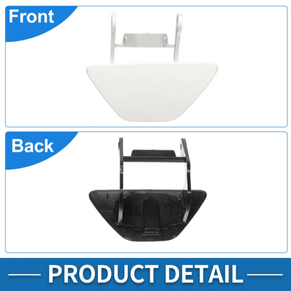 Front Left Washer Nozzle Cover for BMW 528i 2014-2016 (2 x White Caps)