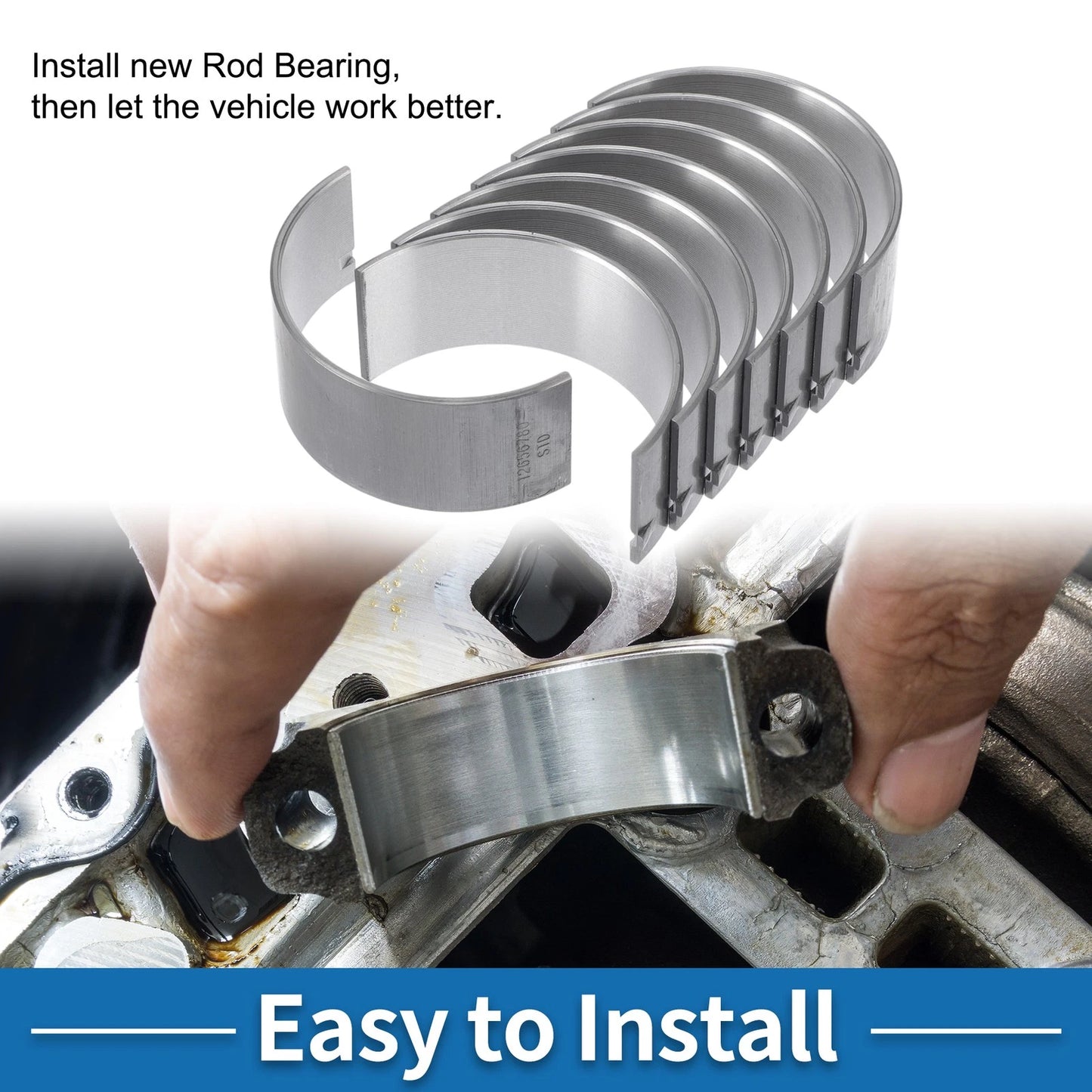 Rod Bearing Set 8 Pcs for Chevrolet Malibu (2013-2015)