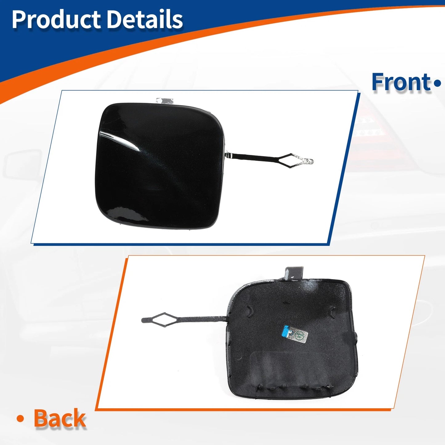 Tow Hook Cover for BMW 1 Series (2012-2019) Black Sapphire