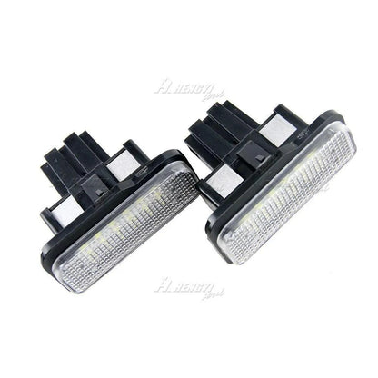 White LED License Plate Lights Lamp for MB R171 W203 W211 W219 (2004–2010)
