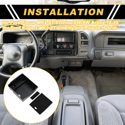 Center Console Organizer Tray for Ford Focus MK4 ST/ST Line/SW (2018-2023)