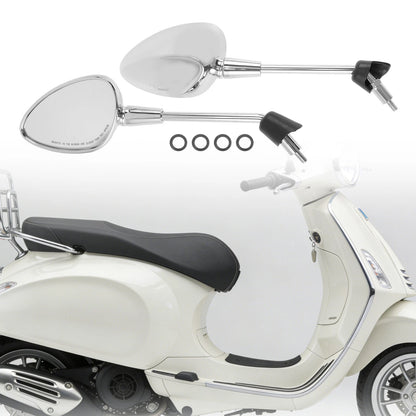 Motorcycle Rear View Mirrors Side Mount for Piaggio Vespa LXS125