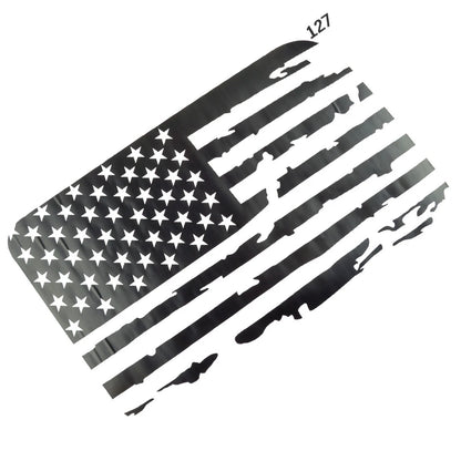 Rear Window USA Flag Vinyl Decal for Jeep Wrangler JL (2018-2023)