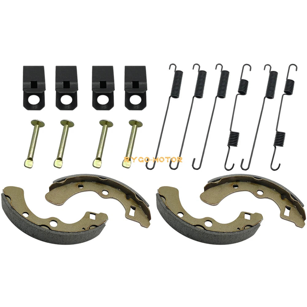 Rear Brake Shoes & Springs Pins for Kawasaki Mule 1000