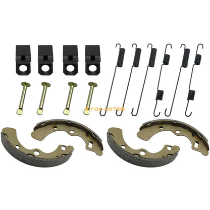 Rear Brake Shoes & Springs Pins for Kawasaki Mule 1000