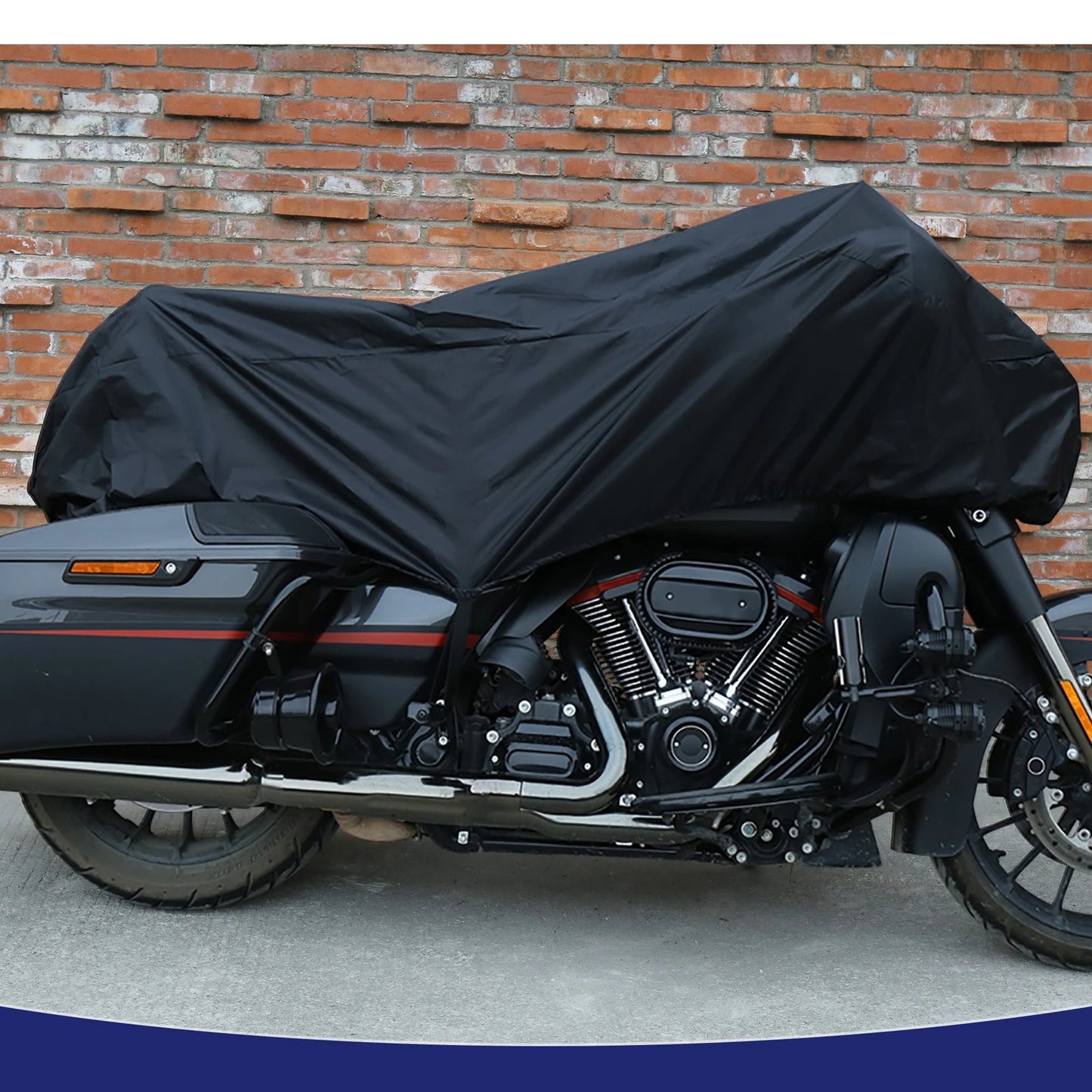 XL Half Cover for Motorcycle Outdoor Waterproof Rain Dust UV Cover
