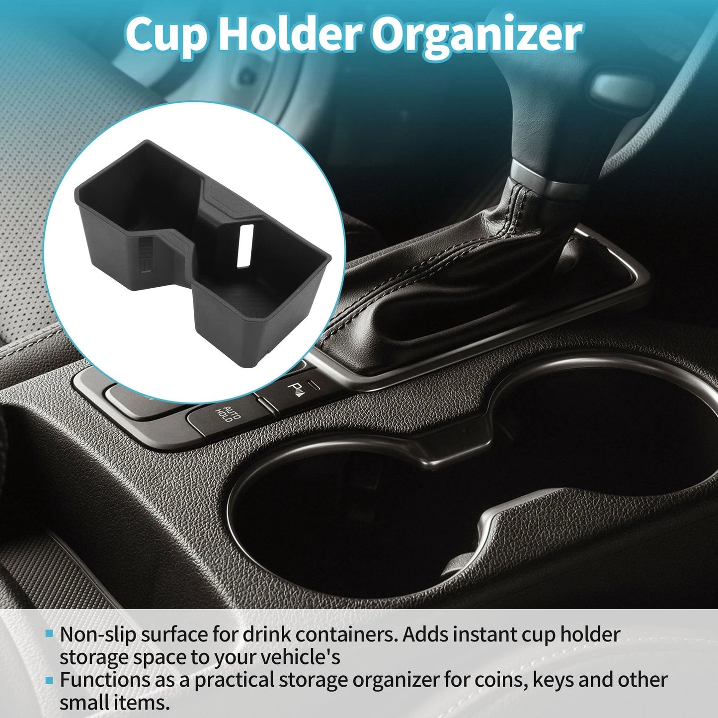 Center Console Cup Holder Organizer for Toyota 4Runner (2025–2026)