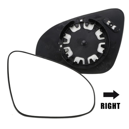 Car Right Side Heated Mirror Glass for Toyota Yaris (2010–2012)