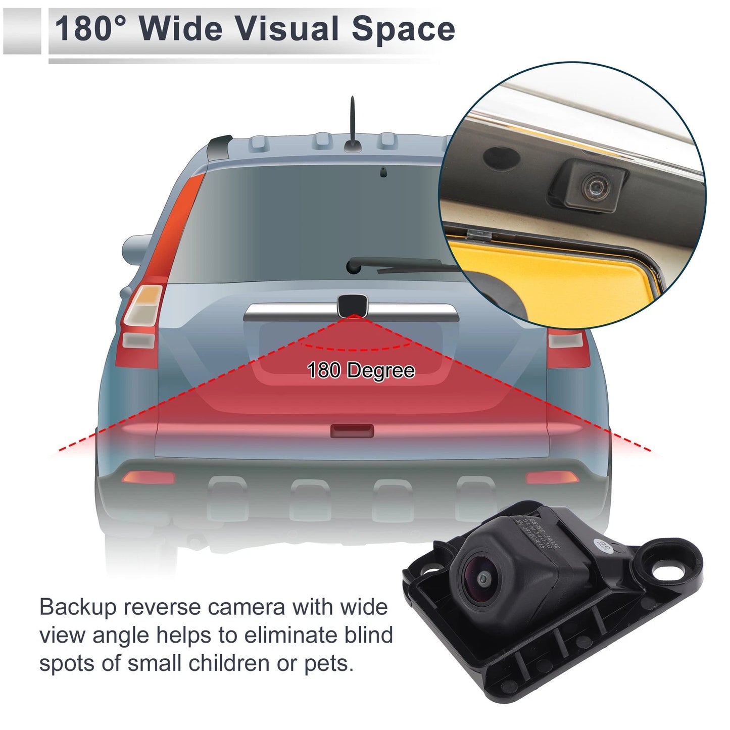 Rear View Camera 120-180 Degree for Toyota Tundra (2010-2013)