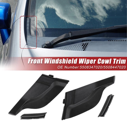 Front Windshield Wiper Cowl Cover Extension Trim for Toyota Prius (2010-2015)