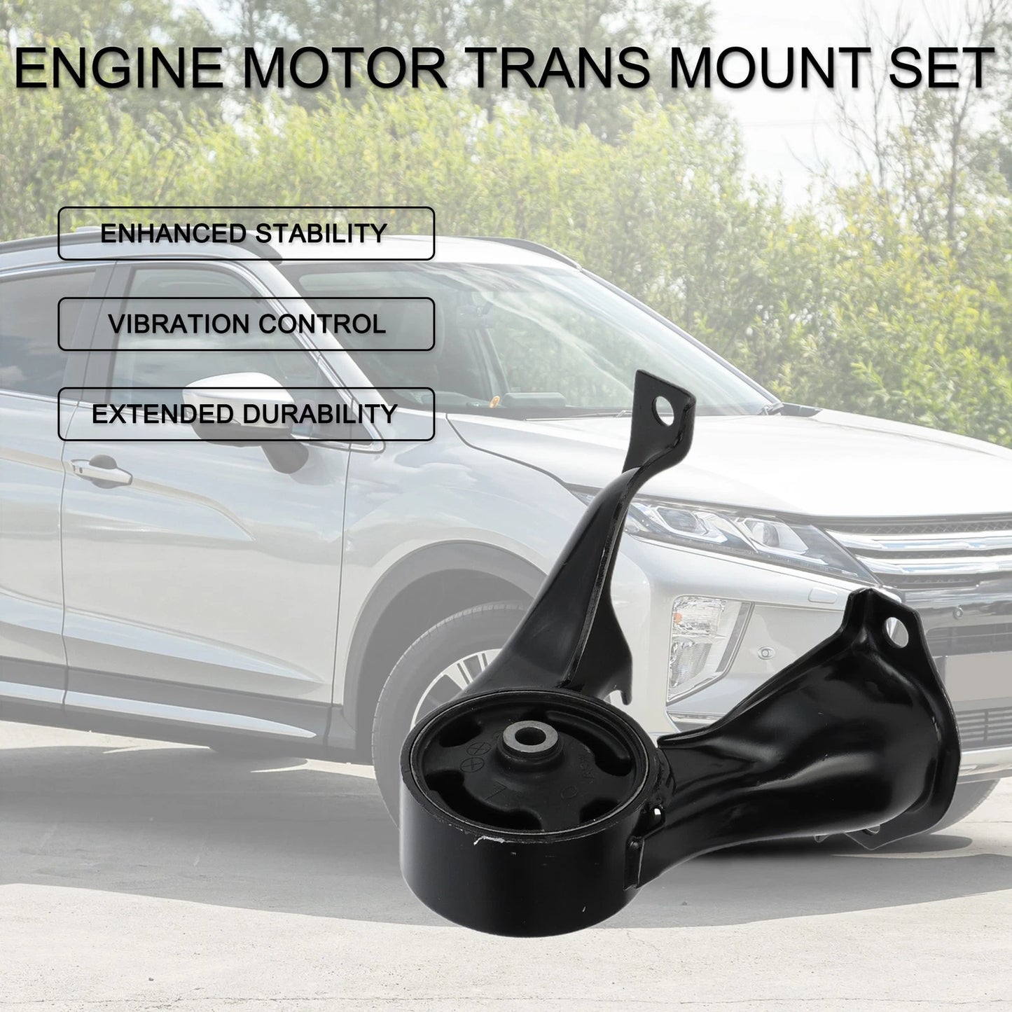 Engine Mount Set for Mitsubishi Lancer Ralliart 2.4L (2004-2006)