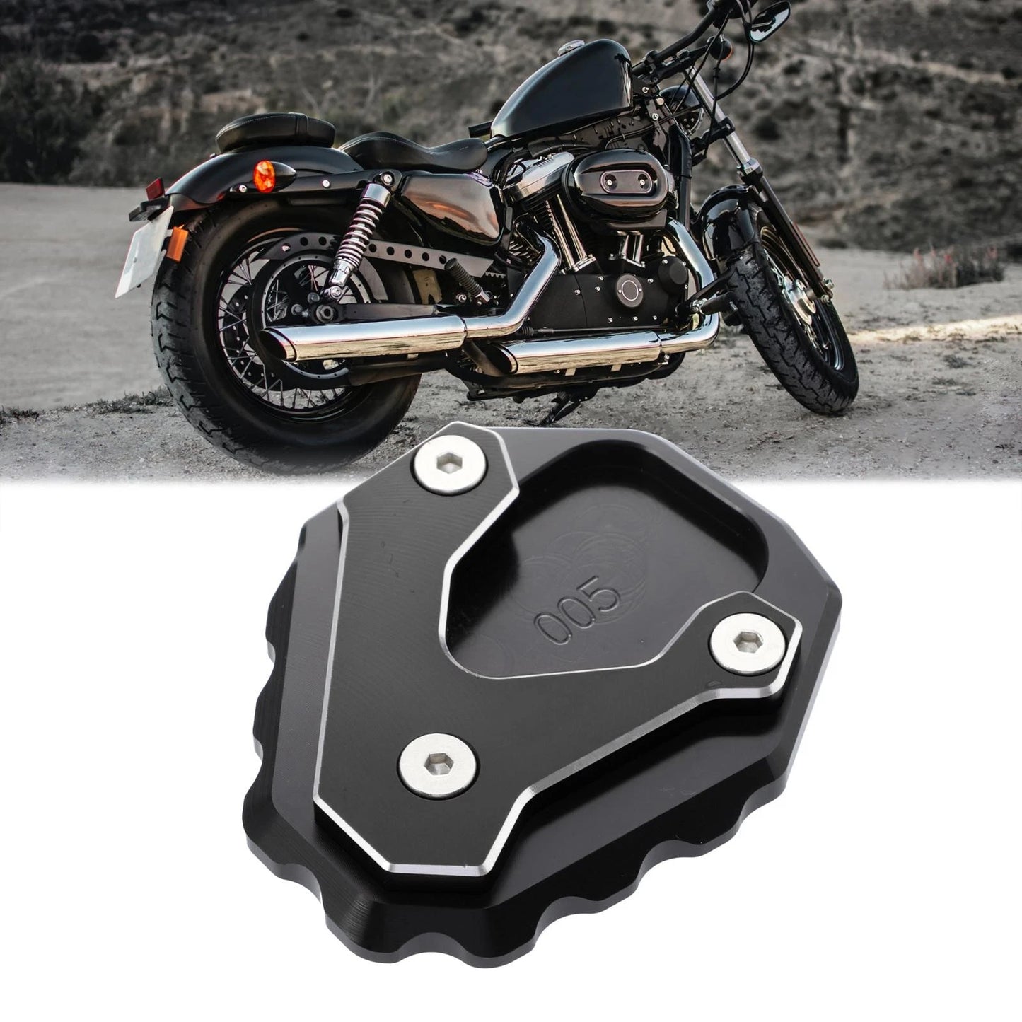 Kickstand Extension Side Stand Pad for Honda CB500X (2013–2024)