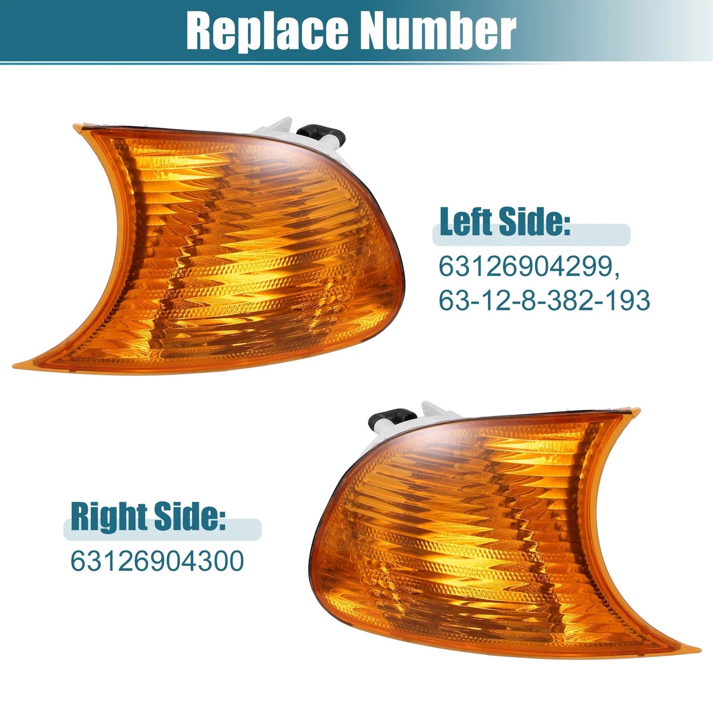 Amber Turn Signal Corner Signal Light for BMW E46 3 Series (2000-2001)