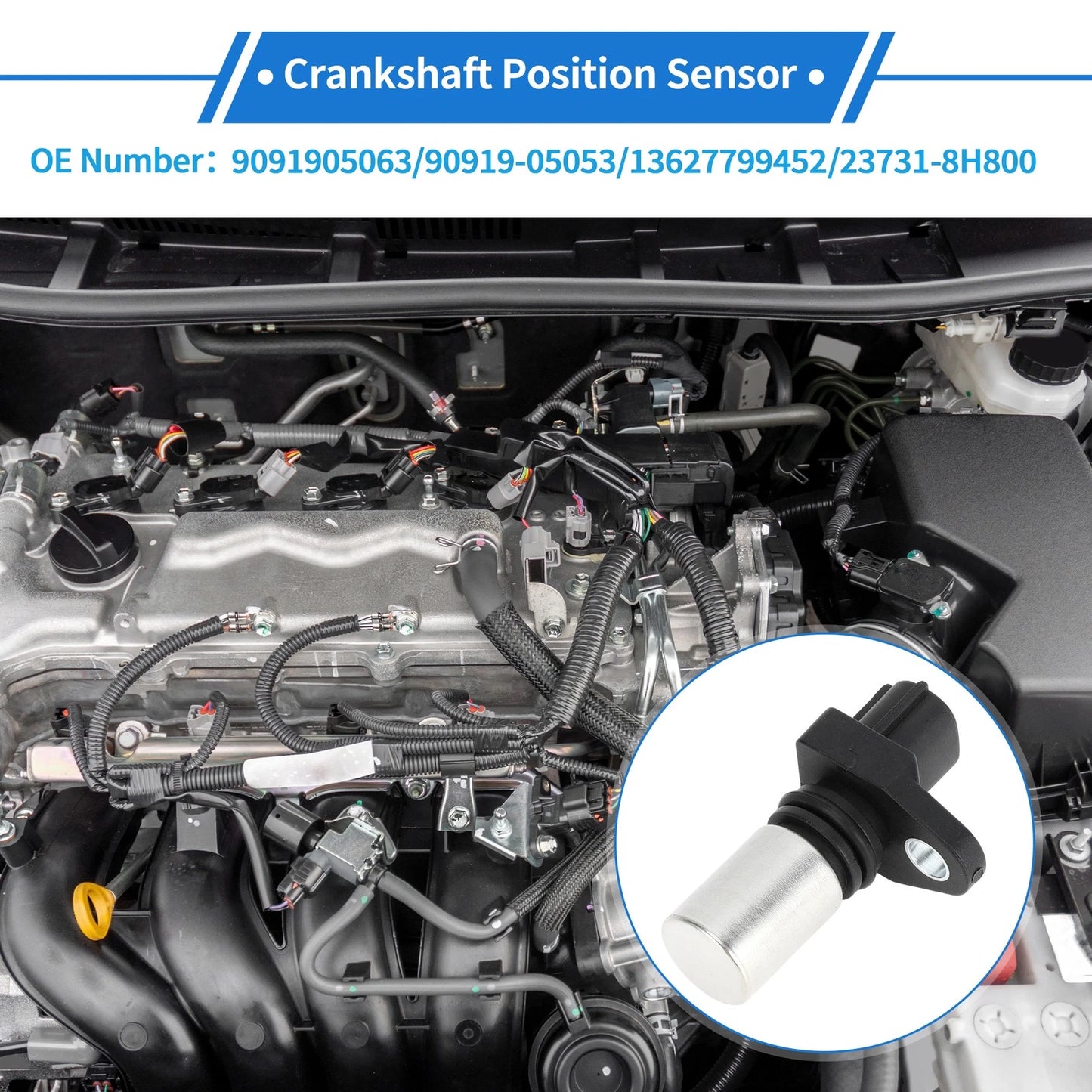 Crankshaft Position Sensor for Toyota Auris 1.4 D-4D (2012-2018)