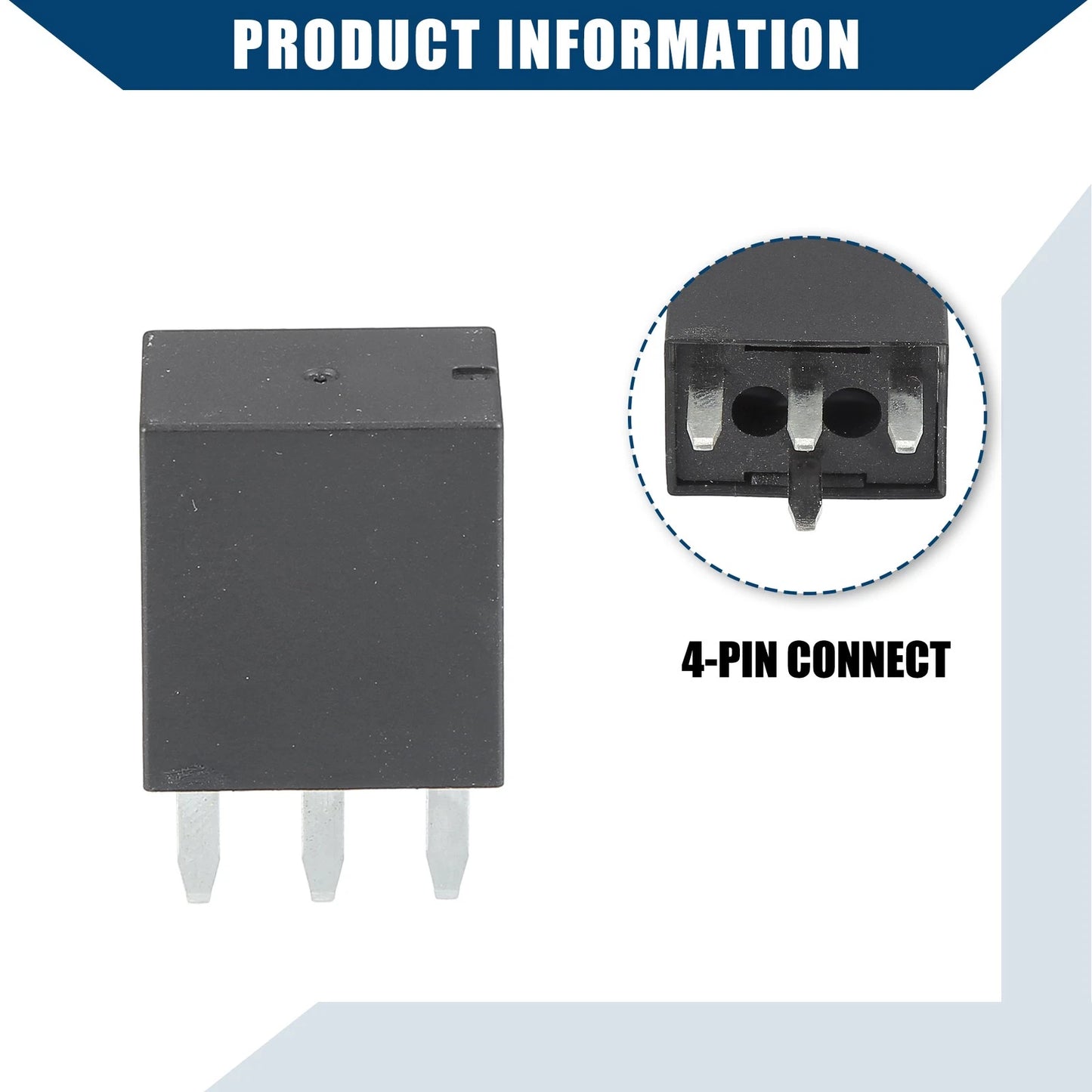 Inner Headlight Relay Durable Plastic for Chevrolet & GMC