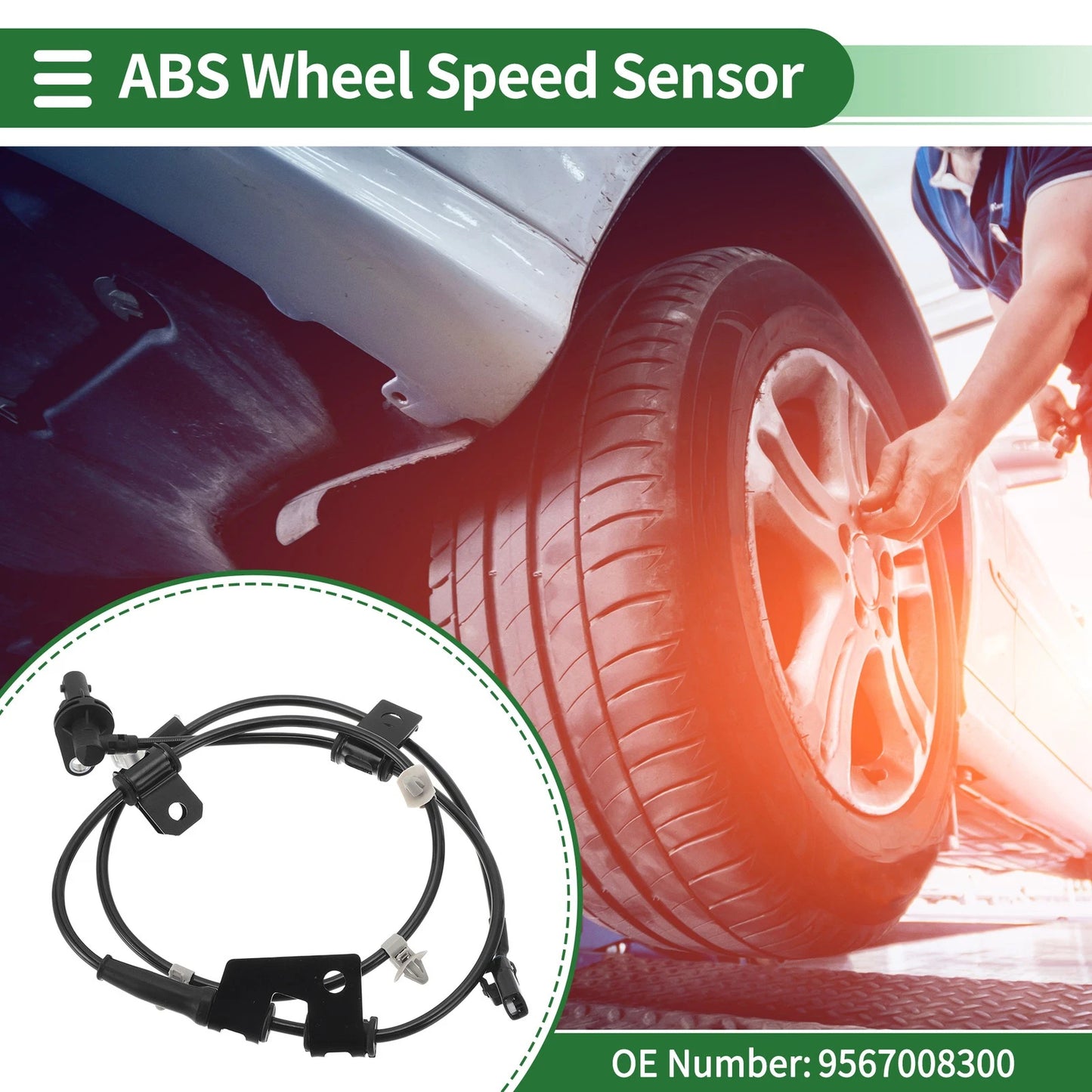 ABS Wheel Speed Sensor for Hyundai Elantra (2011-2016) Left Front