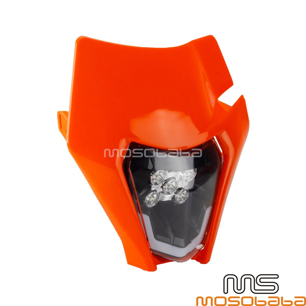 Enduro LED Headlight Kit for KTM XC-W EXC EXC-F FREERIDE 250 300 350 450 500 (2017-2023)