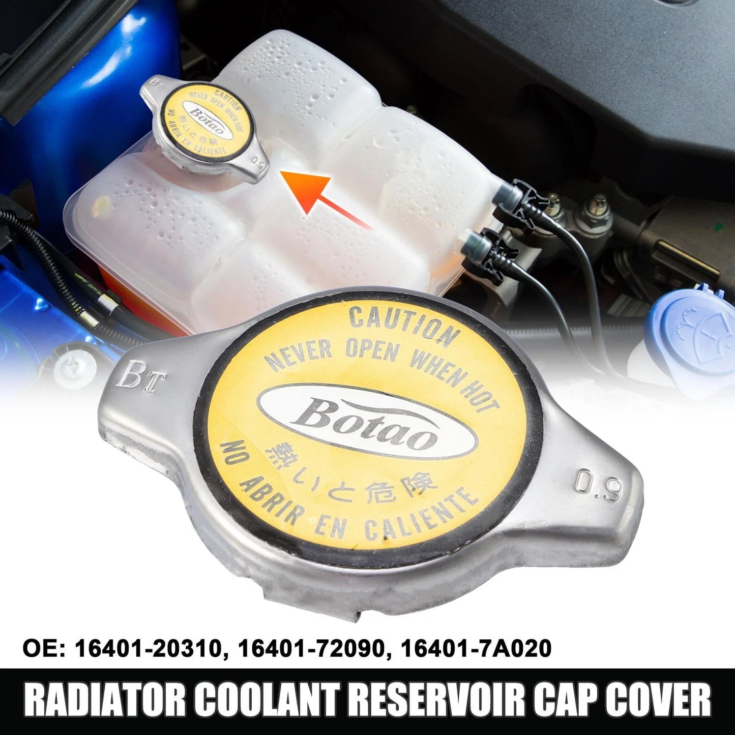 Radiator Coolant Reservoir Cap for Toyota Corolla (1993-2002)