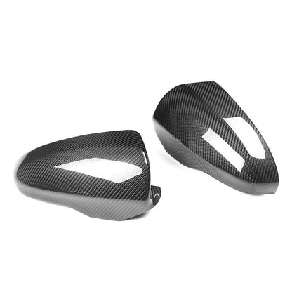 Real Carbon Fiber Stick-on Side Mirror Caps Cover for BMW M6 F06 F12 F13 2012-19