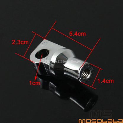 Chrome Foot Pegs Mounting Bolts Adapter for Harley Male Pegs