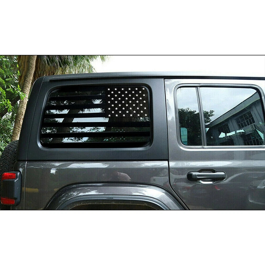 Rear Window Flag Decals for Jeep Wrangler JL (2018-2023)