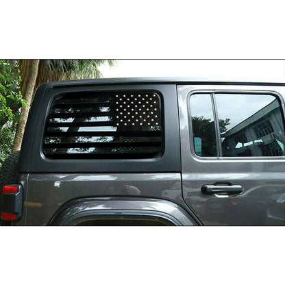 Rear Window Flag Decals for Jeep Wrangler JL (2018-2023)