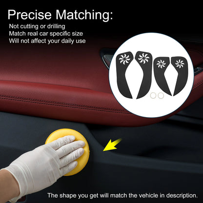 Car Door Anti Kick Pad Sticker Protector for Buick Envision (2014–2016)