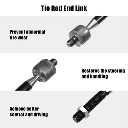 6 Pcs Tie Rod End Links for Mazda 3 (2004-2013)