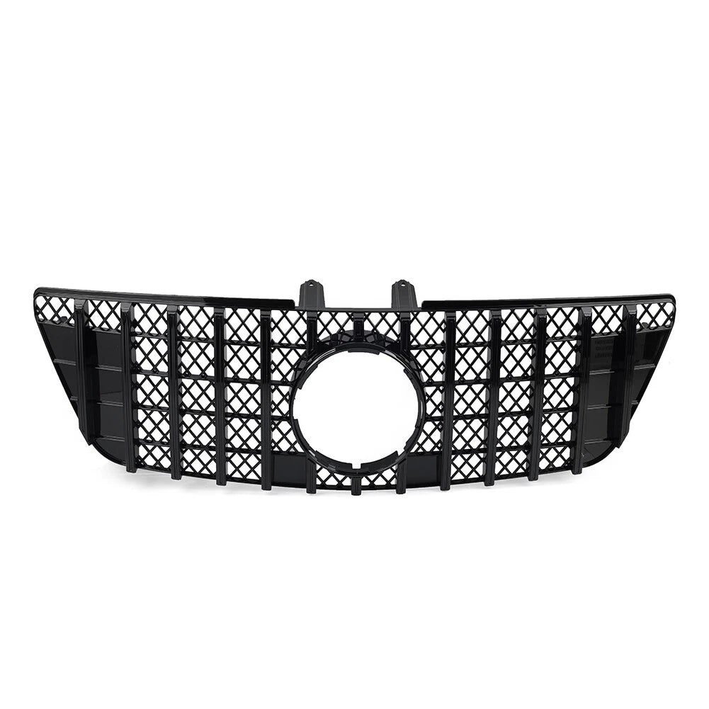 GTR Style Front Bumper Hood Diamond Grille for Benz ML Class W164 (2009-2012)
