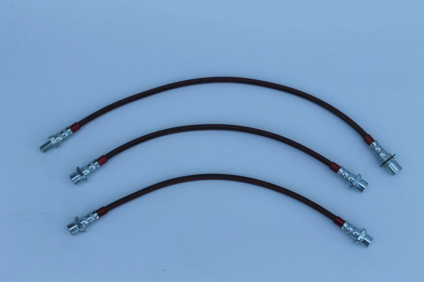 Braided Brake Hose Set (3) for Toyota Hilux 4WD GGN & KUN (2005-2011)