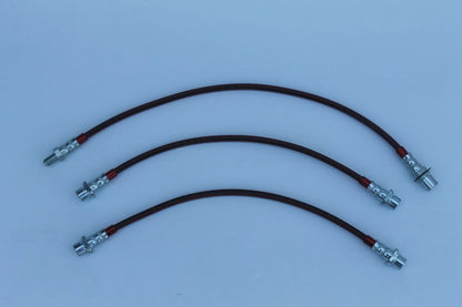 Braided Brake Hose Set (3) for Toyota Hilux 4WD GGN & KUN (2005-2011)
