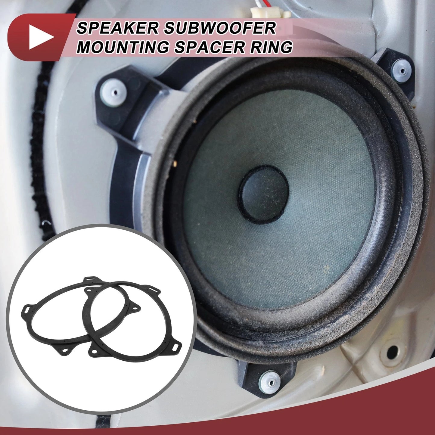 Speaker Spacer Rings for Toyota Corolla (2009-2013) 6"x9"
