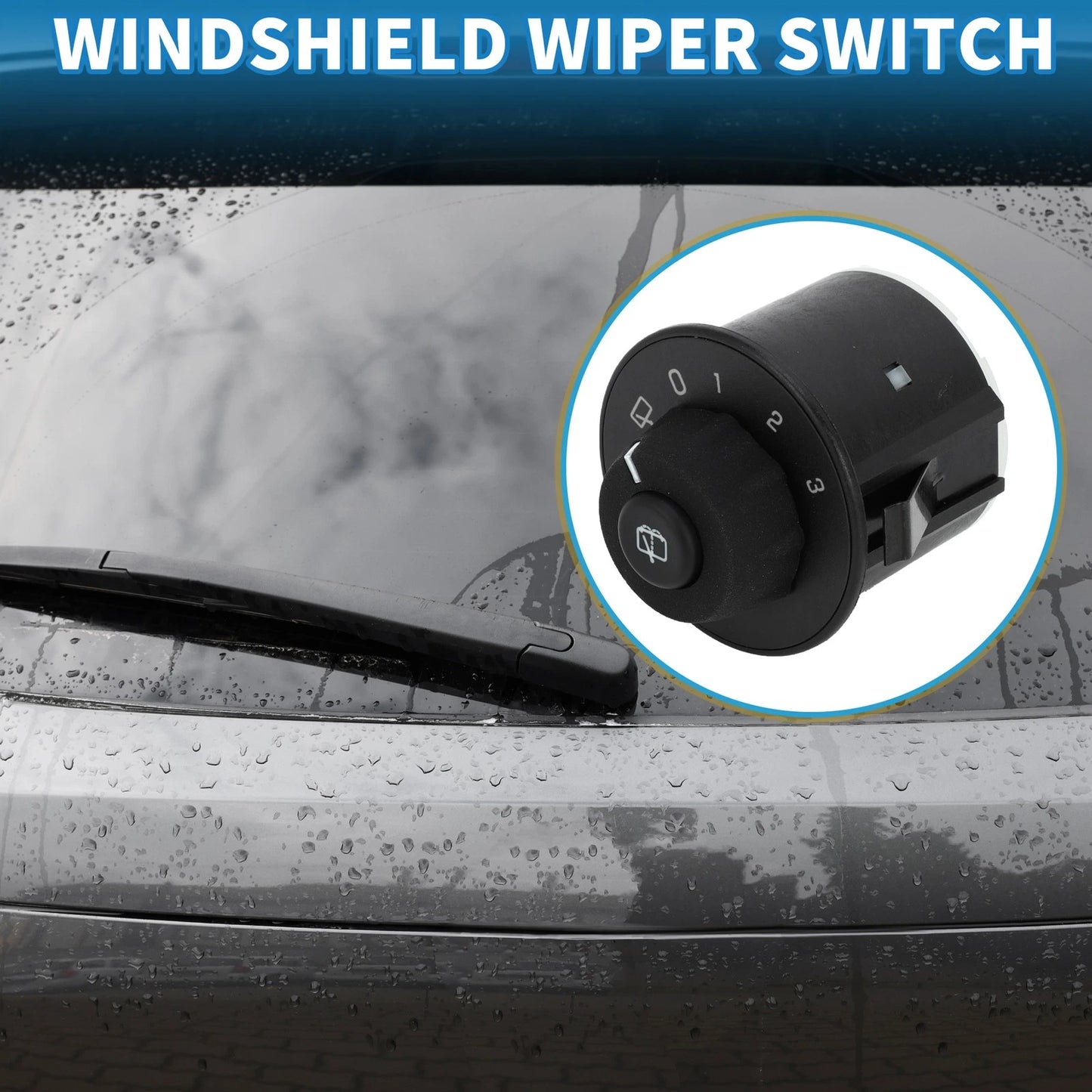 Plastic Windshield Wiper Switch for GMC Envoy & Chevrolet Trailblazer EXT