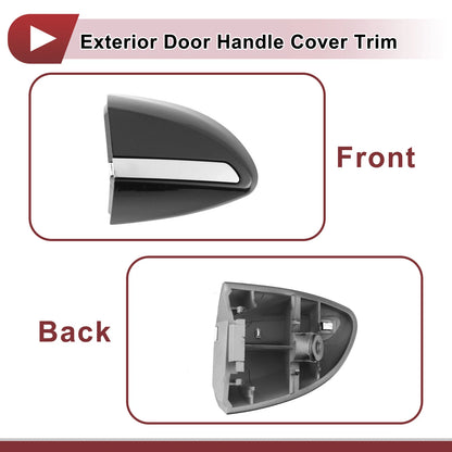 Exterior Door Handle Cover Trim for Toyota Corolla (2014-2018) Grey