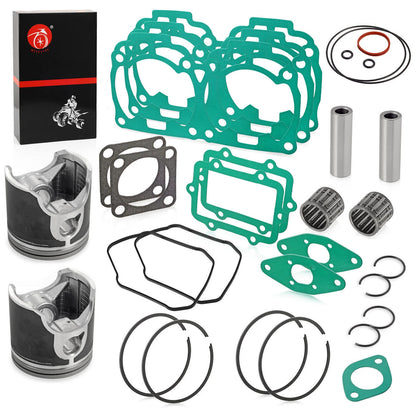 Top End Rebuild Pistons 82mm Gasket for Ski-Doo GSX 800