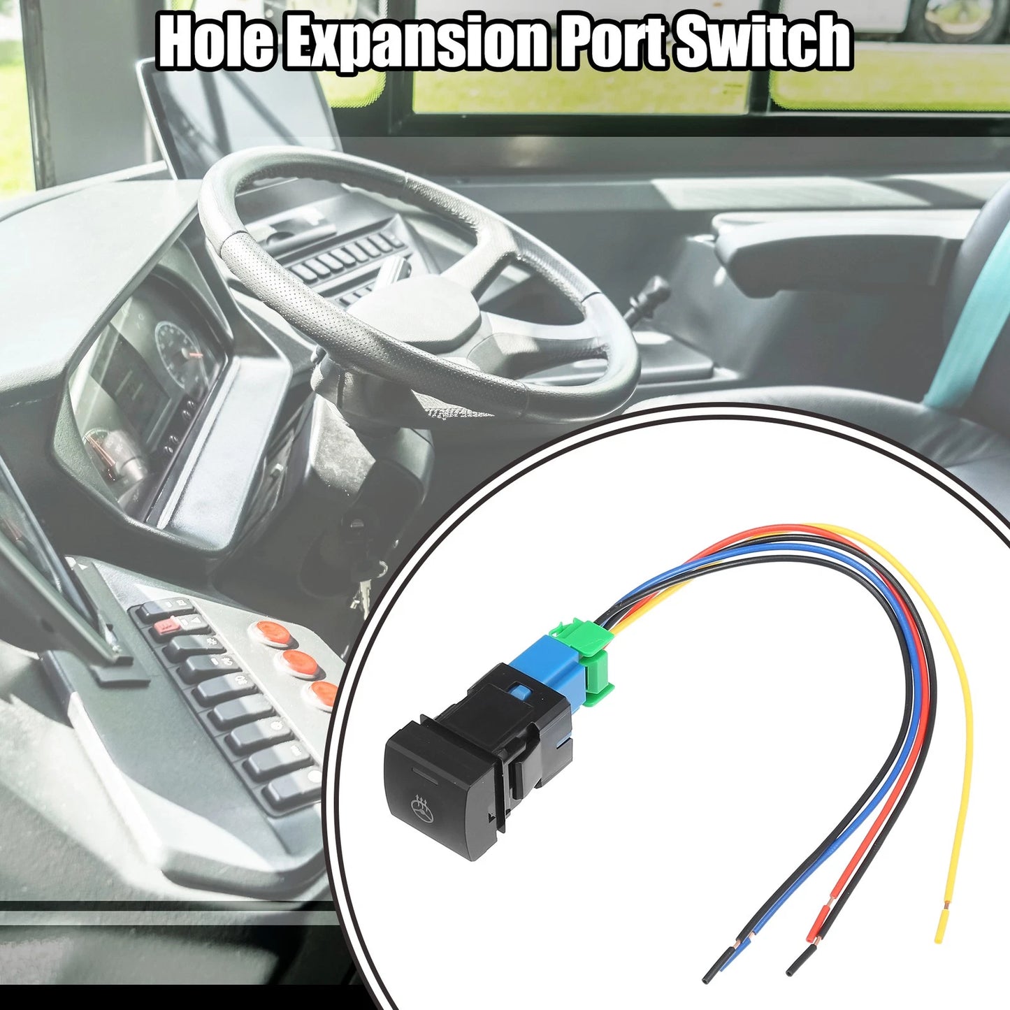 Expansion Port Switch / Steering Wheel Heating Switch with Wire for Toyota